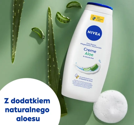 NIVEA Creme Aloe delikatny żel pod prysznic 750 ml