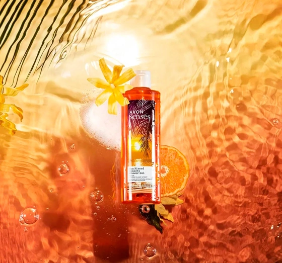 Avon Senses żel pod prysznic Sun Kissed Sunsets 500 ml