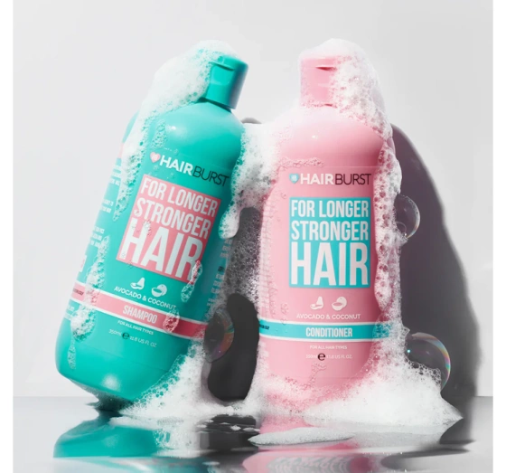 Hairburst zestaw szampon odżywka do każdego rodzaju włosów 2 x 350 ml