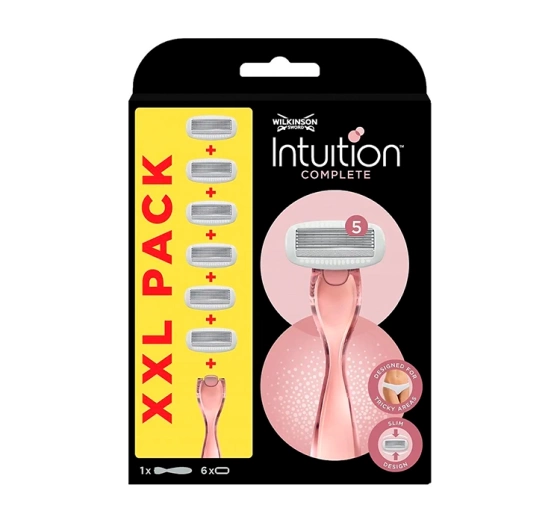 Wilkinson Sword Intuition Complete XXL maszynka do golenia dla kobiet rączka 6 wkładów