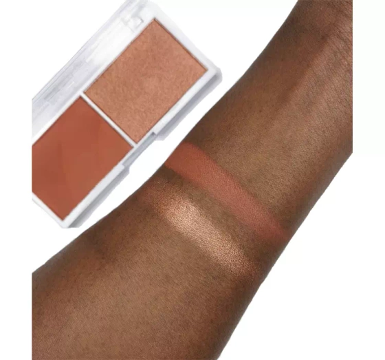 Relove Duo Blush Highlighter paleta do modelowania twarzy Baby 2x2,9g
