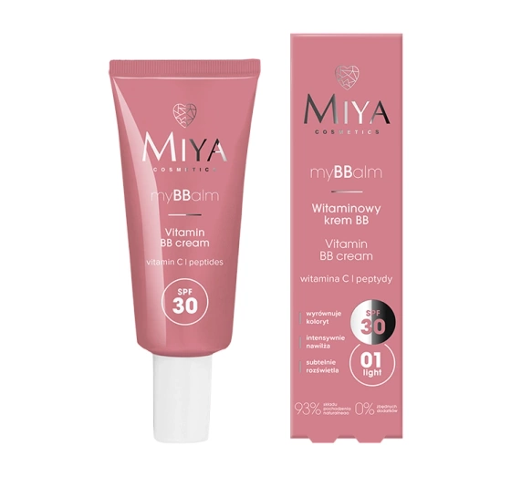 Miya Cosmetics MyBBcream witaminowy krem BB 01 Light 30ml