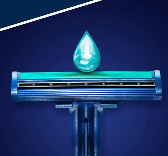 Gillette Blue II Plus jednorazowe maszynki do golenia dla mężczyzn 2szt