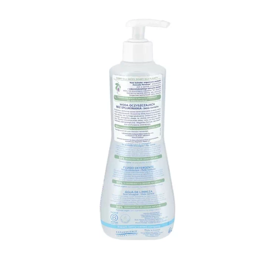 Mustela Bebe woda oczyszczająca do skóry normalnej bez spłukiwania od 1 dnia życia 750 ml
