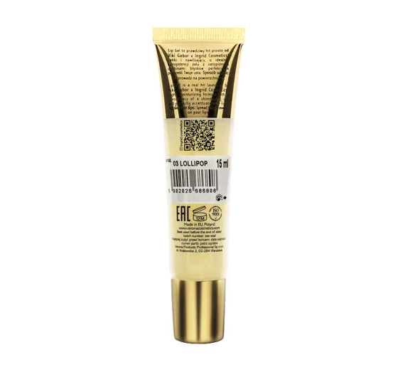 Ingrid X Viki Gabor żelowy błyszczyk do ust 03 Lollipop 15ml