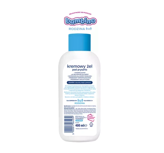 Bambino Rodzina żel pod prysznic hipoalergiczny 400 ml