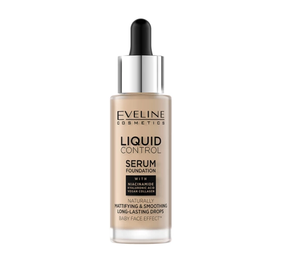 Eveline Cosmetics Liquid Control HD podkład do twarzy 016 Vanilla Beige 32 ml