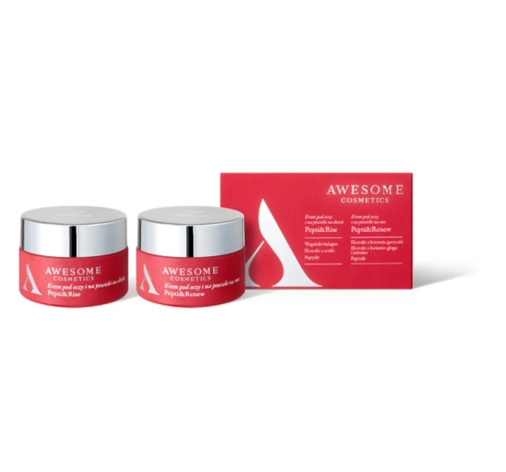 Awesome Cosmetics Pepti&More zestaw kremów pod oczy Pepti&Rise Pepti&Renew 2 x 10 ml