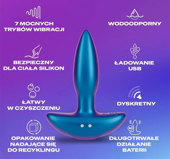 Durex Play Pop & Buzz wibrujący korek analny