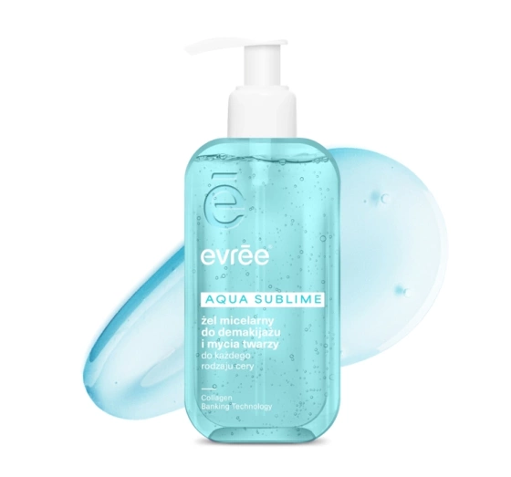 Evree Aqua Sublime żel micelarny do demakijażu i mycia twarzy 200 ml