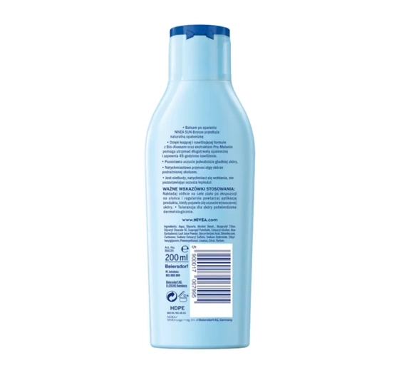 NIVEA SUN After Sun Bronze balsam do ciała po opalaniu 200 ml