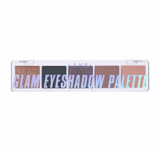 Lamel Glam Eyeshadow Palette paleta cieni do powiek 401 Sparkle 10g
