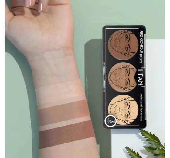 Hean Pro Contour paleta podkładów do konturowania 10 g