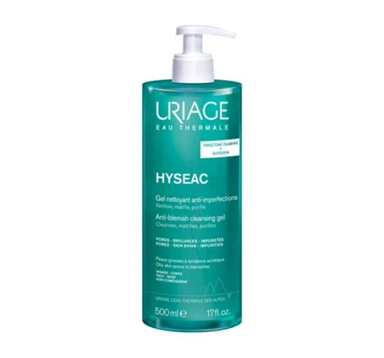 Uriage Hyseac oczyszczający żel do twarzy i ciała 500 ml