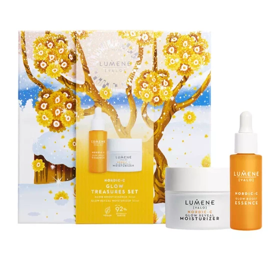 Lumene Nordic-C zestaw prezentowy serum krem do twarzy