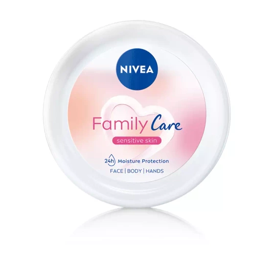 NIVEA Family Care lekki nawilżający krem do ciała, twarzy i dłoni 450 ml
