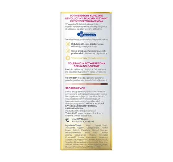 NIVEA Luminous630 intensywne serum przeciw przebarwieniom 30 ml