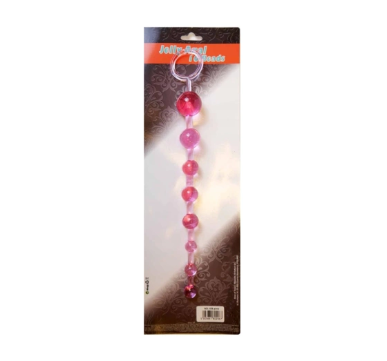 Boss Series Jelly Anal Beads kulki analne Pink