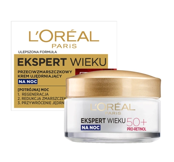 L'Oréal Paris Ekspert Wieku przeciwzmarszczkowy krem ujędrniający na noc 50 50 ml