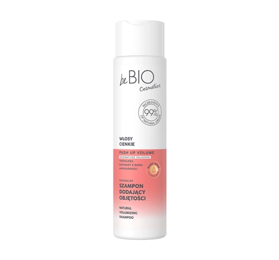 Bebio Push Up Volume naturalny szampon do włosów cienkich 300 ml