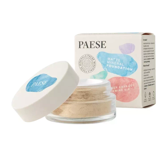 Paese Minerals matujący podkład mineralny 103N Sand 7 g