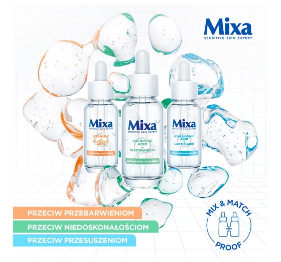 Mixa serum przeciw przebarwieniom Witamina CG Kwas glikolowy 30 ml