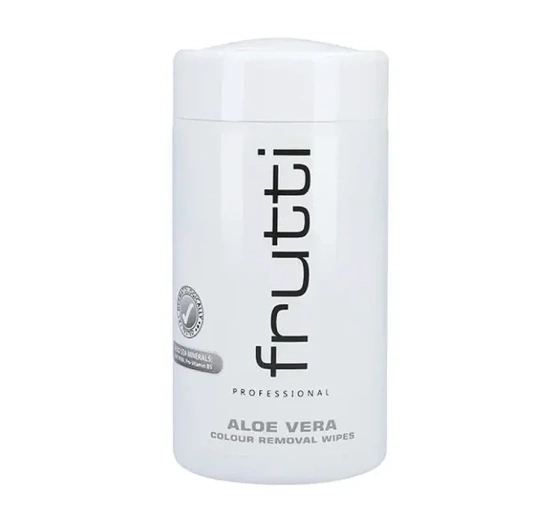 Frutti Professional Aloe Vera Colour Removal Wipes nawilżane chusteczki do usuwania plam i przebarwień na skórze 100 sztuk