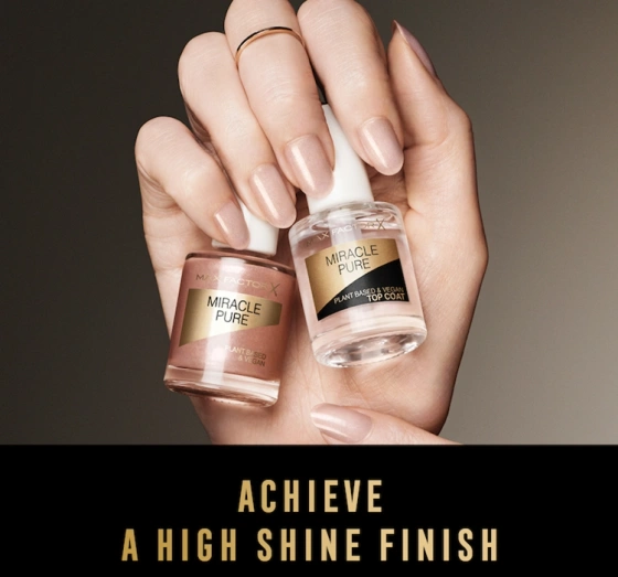 Max Factor Miracle Pure top coat lakier nawierzchniowy do paznokci 12 ml