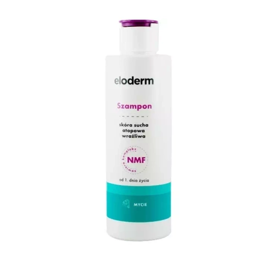 Eloderm szampon skóra sucha, atopowa, wrażliwa od 1 dnia życia 200 ml