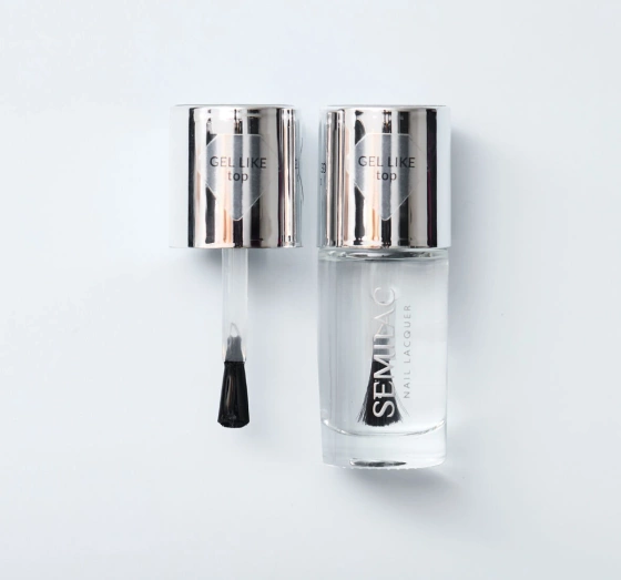 Semilac Nail Lacquer Top Gel Like top coat do paznokci 9 ml