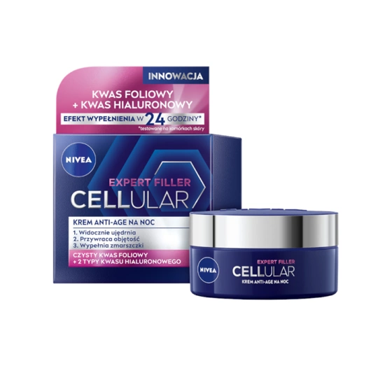 NIVEA Cellular Expert Filler krem do twarzy anti-age na noc 50 ml