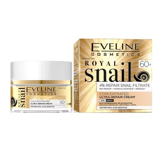 Eveline Cosmetics Royal Snail 60 skoncentrowany krem ultranaprawczy 50 ml
