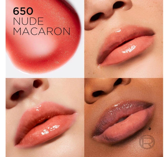 L'Oréal Paris Plump Ambition hialuronowy olejek do ust 650 Nude Macaron 5 ml