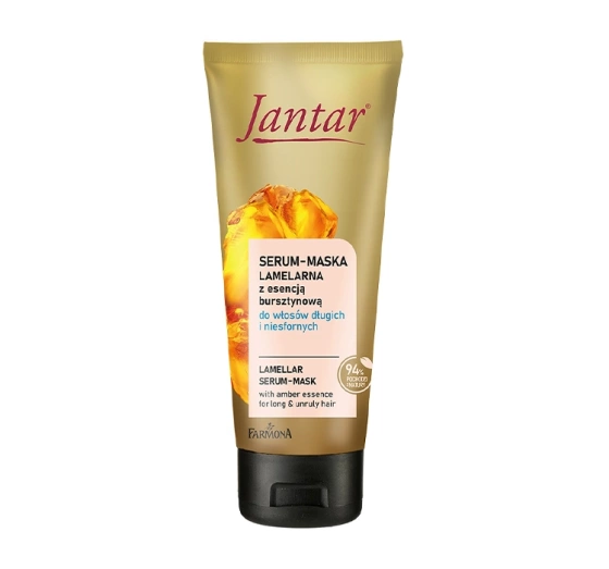Farmona Jantar lamelarna serum-maska do włosów długich i niesfornych 100 ml