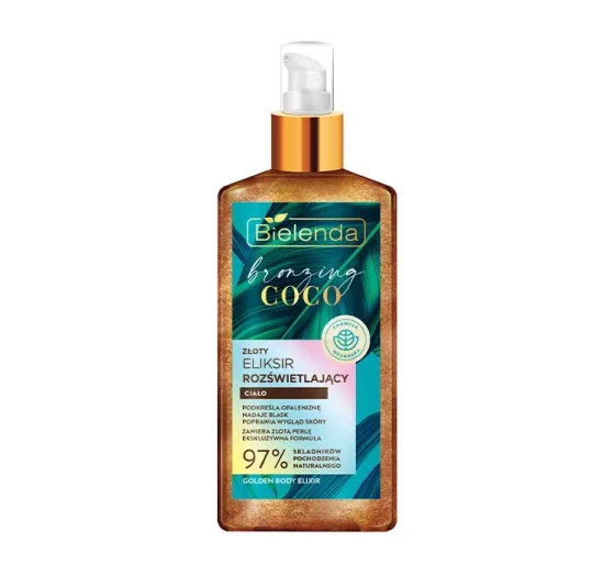 Bielenda Bronzing Coco złoty eliksir rozświetlający do ciała 150 ml