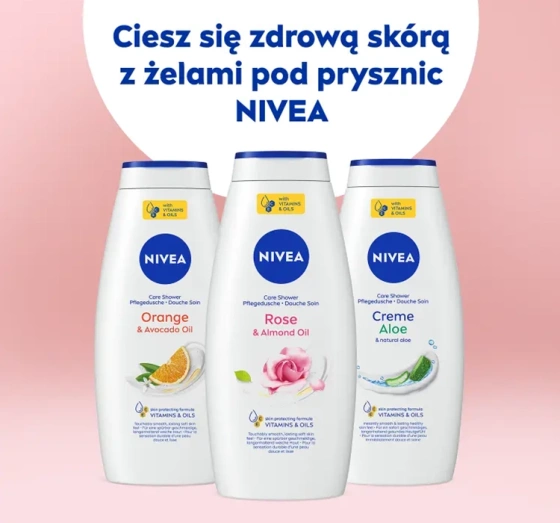 NIVEA Rose&Almond Oil żel pod prysznic 750 ml
