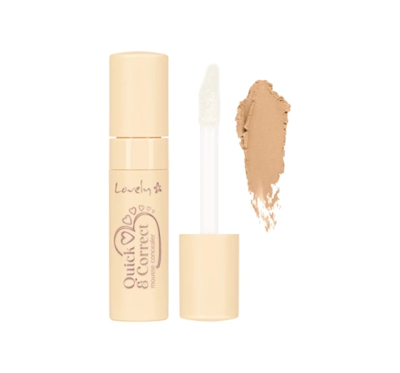 Lovely Quick&Correct korektor do twarzy o konsystencji musu 4,7 g