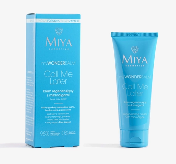 Miya Cosmetics MyWonderBalm Call Me Later krem regenerujący z mikroalgami 75ml