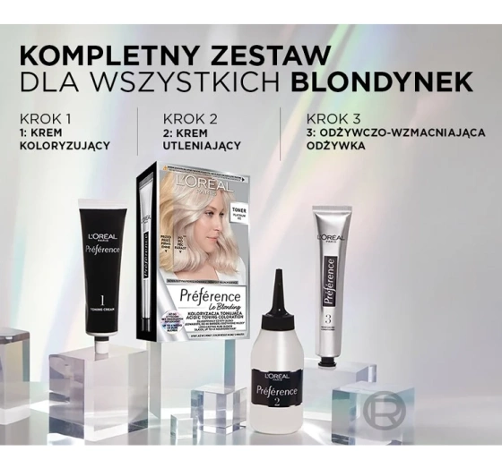 L'Oréal Paris Preference Le Blonding Koloryzacja Tonująca Pearly Boost