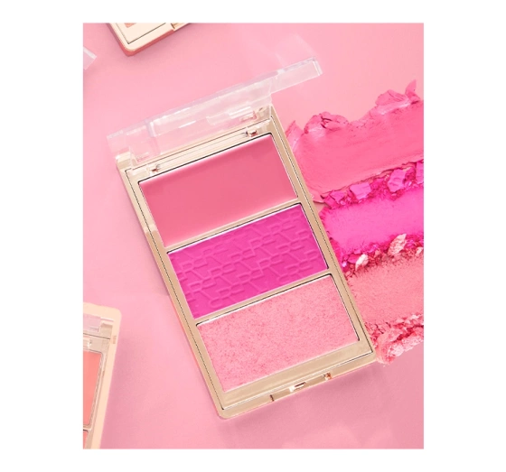 Makeup Revolution Icon Blush paleta różów Hot Pink Flag 9,8g