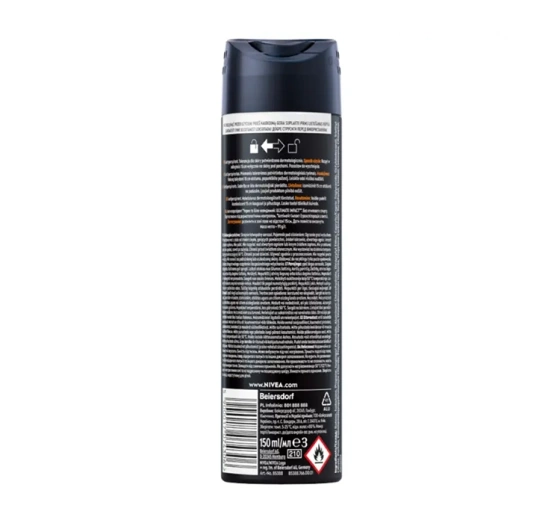 NIVEA MEN Black&White Invisible Ultimate Protect antyperspirant w sprayu dla mężczyzn 150 ml