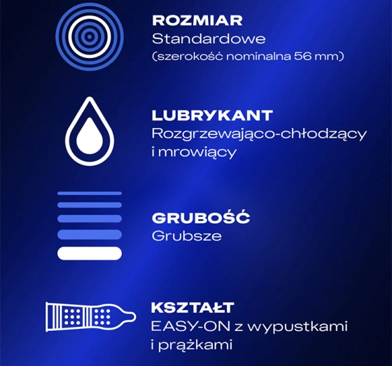 Durex Intense stymulujące prezerwatywy z wypustkami i prążkami 20 szt