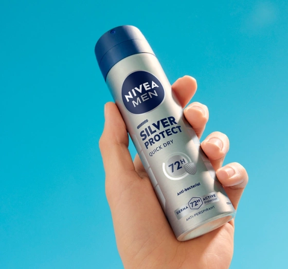 NIVEA MEN Silver Protect antyperspirant w sprayu dla mężczyzn 150 ml