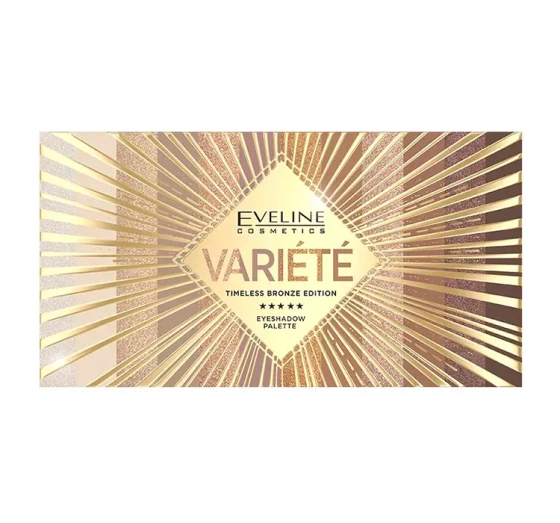 Eveline Cosmetics Variété Timeless Bronze Edition paleta 12 cieni do powiek 9,6 g