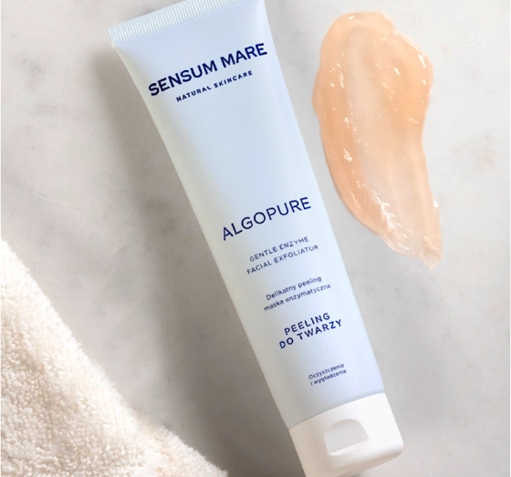 Sensum Mare Algopure delikatny peeling enzymatyczny do twarzy o działaniu oczyszczającym 100 ml