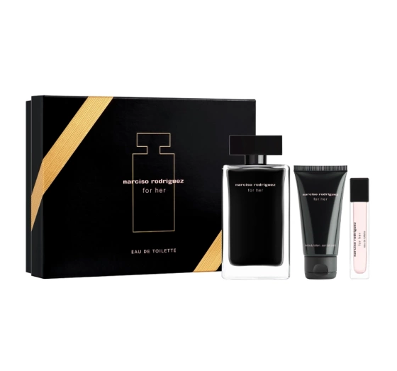 Narciso Rodriguez for Her woda toaletowa spray 100 ml 10 ml balsam do ciała 50 ml