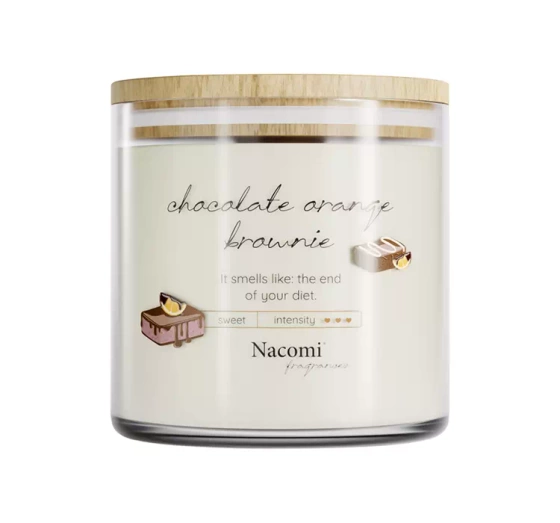 Nacomi Fragrances sojowa świeca zapachowa Chocolate Orange Brownie 450 g