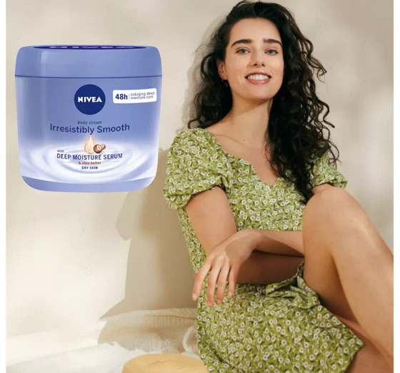 NIVEA Essentials Irresistibly Smooth wygładzający krem do ciała 400 ml
