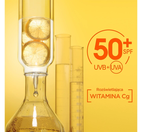 Garnier Vitamin C Daily UV rozświetlający fluid do twarzy SPF50 Invisible 40 ml