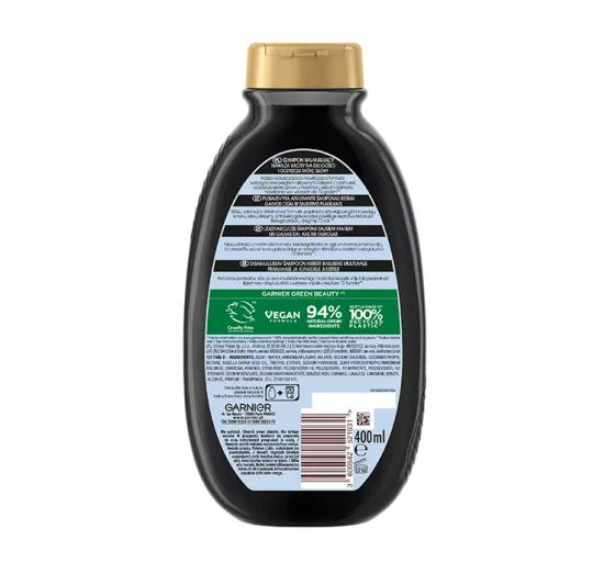 Garnier Botanic Therapy szampon balansujący do włosów suchych z węglem aktywnym 400 ml